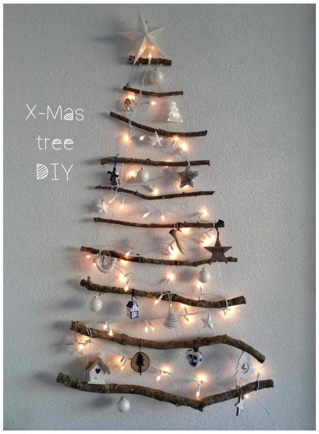 Zelfgemaakte kerstboom DIY